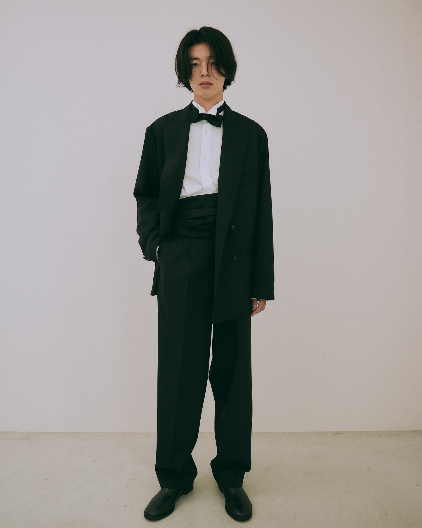High-Twist Bishu Wool Cummerbund